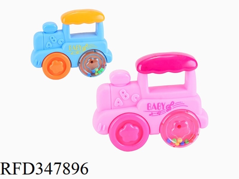 LIGHT AND MUSIC CAR (WITH BABY RATTLE)