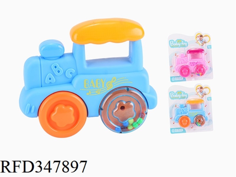 LIGHT AND MUSIC CAR (WITH BABY RATTLE)