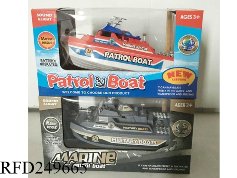 ELECTRIC PATROL BOAT TWO-COLOR MIXED SUIT