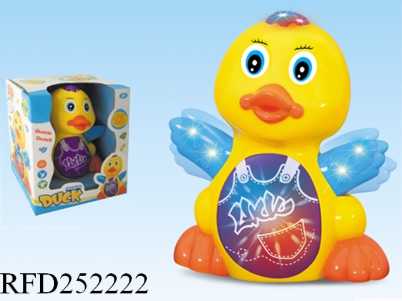 B/O UNIVERSAL CARTOON DUCK WITH LIGHT AND SOUND