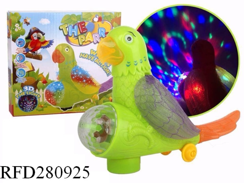 B/O UNIVERSAL PARROT WITH LIGHT