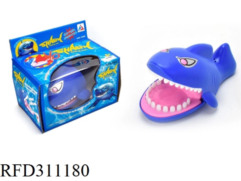 BITING SHARK WITH LIGHT WITCH LAUGH