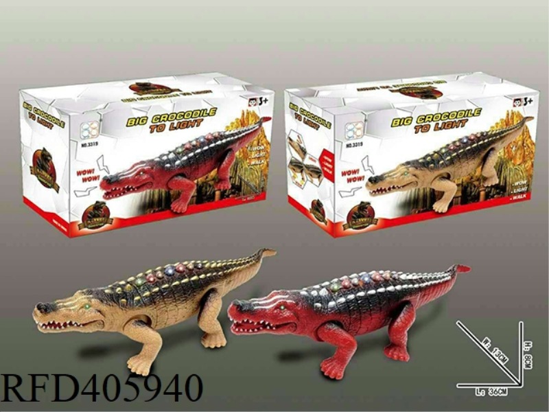 ELECTRIC CROCODILE (WITH SOUND AND LIGHT, CAN WALK)