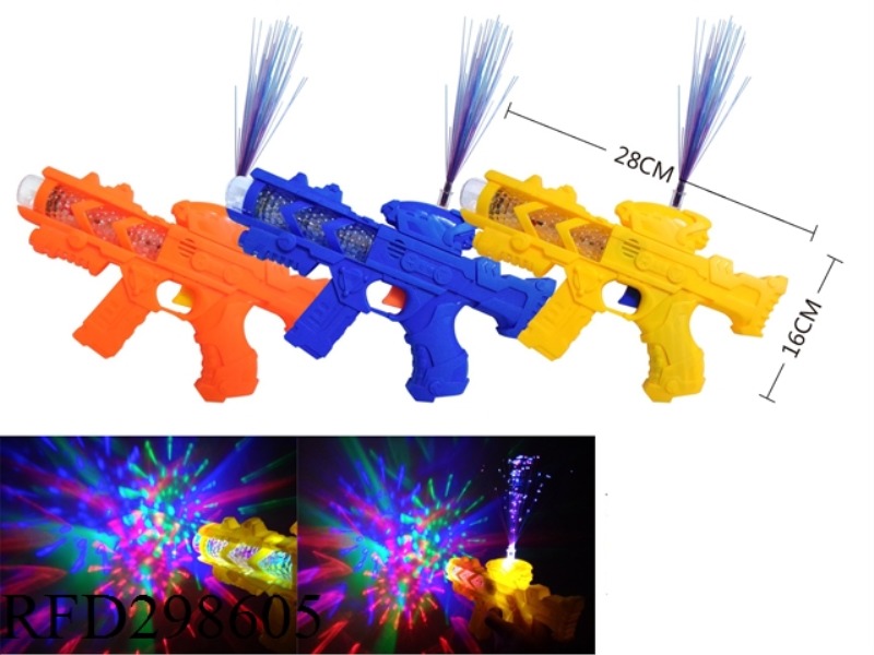 B/O FLICKER VOICE GUN WITH LIGHT(WITH OPTICAL)