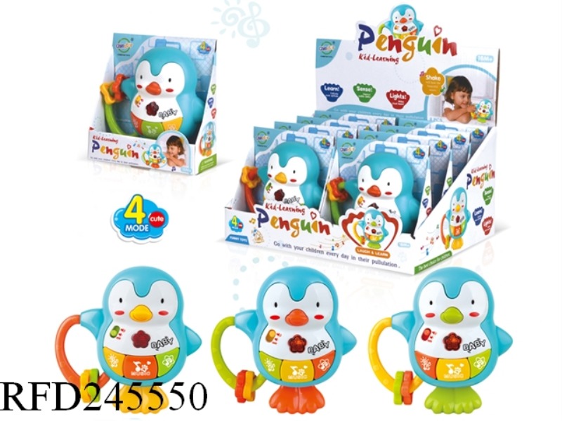 B/O PENGUIN WITH SOUND AND LIGHT 8PCS