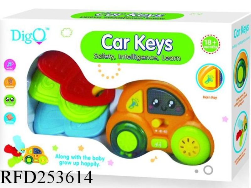 CAR KEY WITH LIGHT AND MUSIC