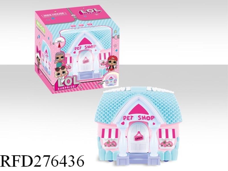 SURPRISE DOLL CARTOON ROTATE CANDY SET WITH LIGHT AND MUSIC