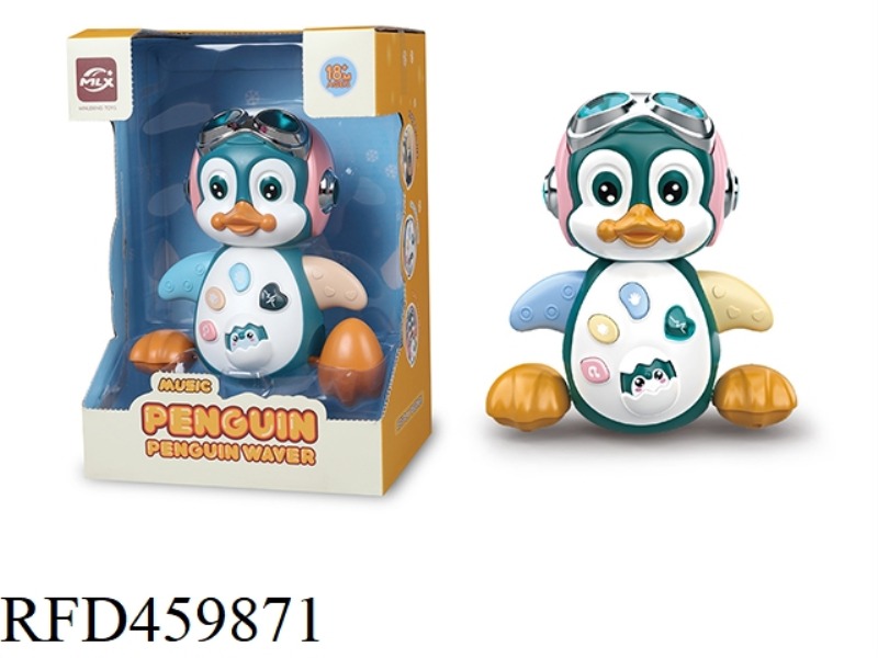 PUZZLE MUSIC SOUND AND LIGHT SWING ELECTRIC PENGUIN