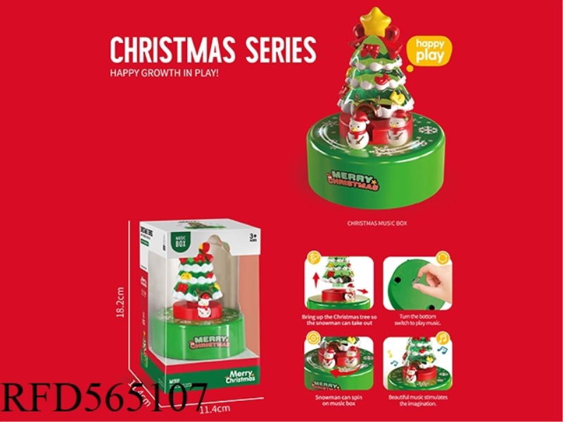 CHRISTMAS TREE MUSIC BOX