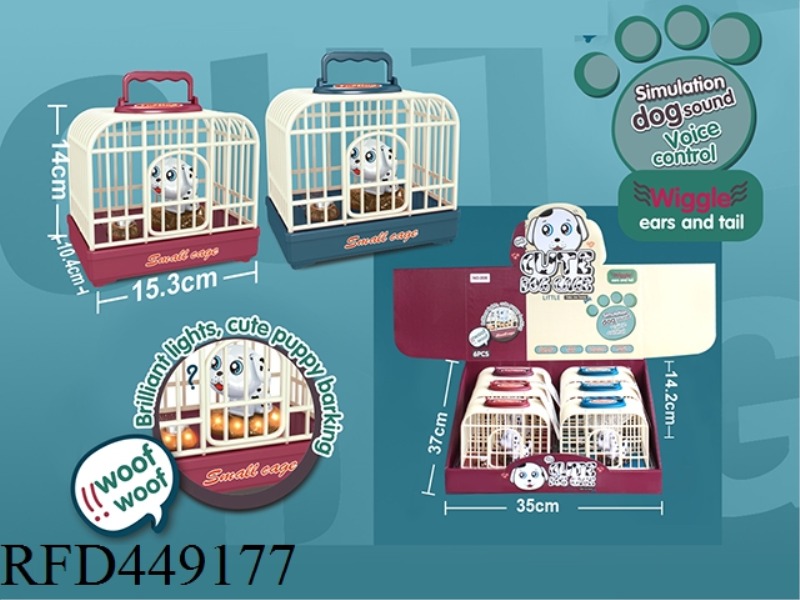 SIX BOXES OF ONE VOICE CONTROLLED DOG CAGE