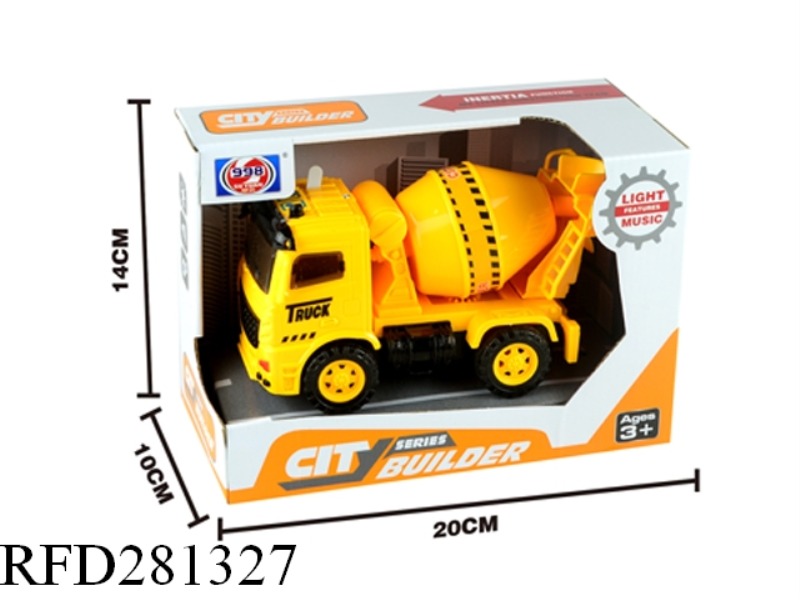 FRICTION SHOP TRUCK WITH 3D LIGHT AND MUSIC