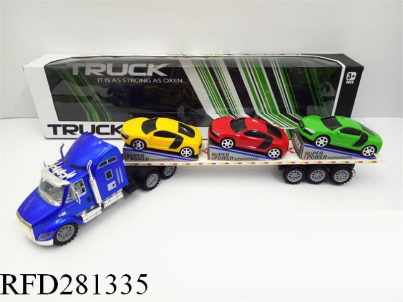 FRICTION TRAILER WITH AUDI 3PCS