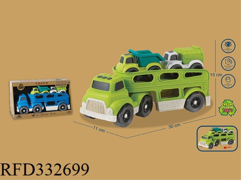 TOW TRUCK WITH 2PCS SLIDING CAR