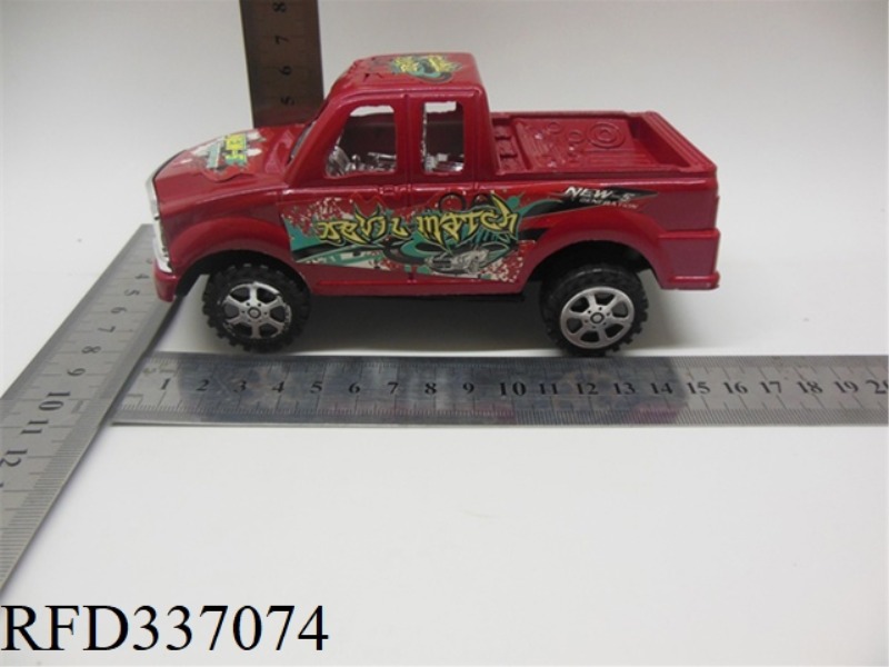 PAINT AND ELECTROPLATING RIDE INERTIAL PICKUP TRUCK