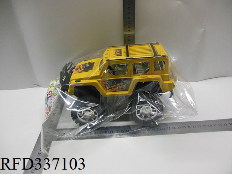 PAINTED AND ELECTROPLATED INERTIAL OFF-ROAD HUMMER