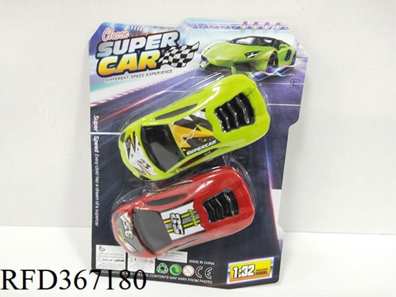 Friction power toy car