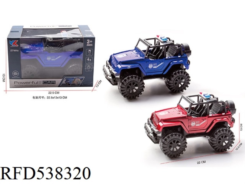 1:18 JEEP INERTIAL POLICE CAR