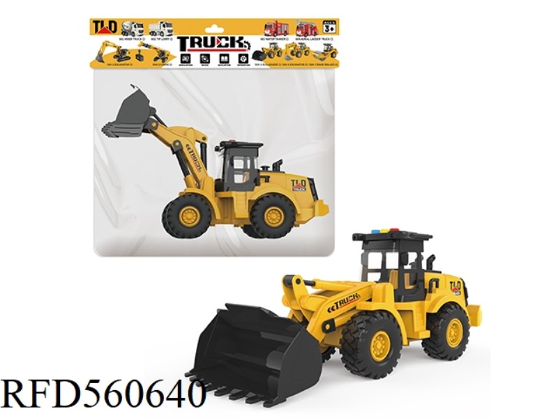 1:16 INERTIAL FOUR-WHEEL BULLDOZER (WITH LIGHT AND SOUND)