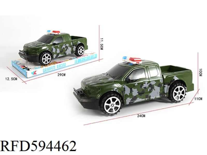 F1501:16 FORD RAPTOR OFF-ROAD INERTIAL MILITARY POLICE CAR