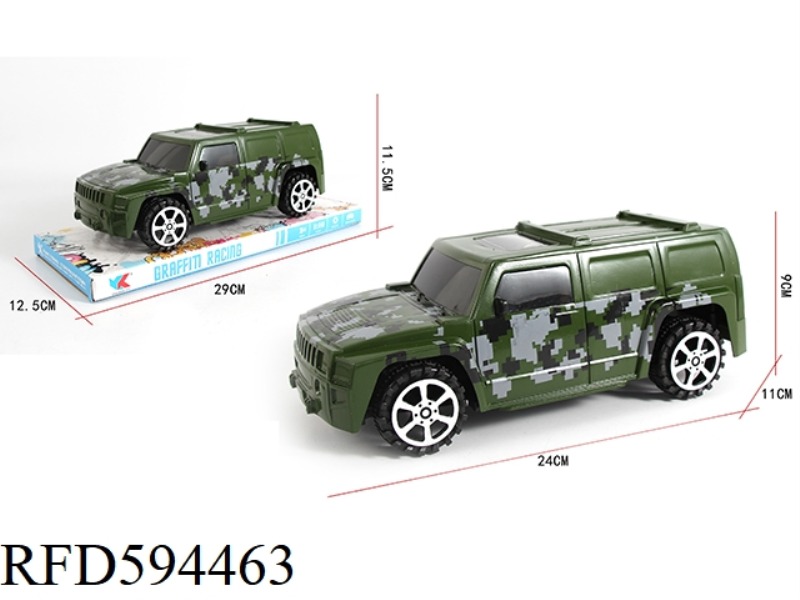 H3 1:16 HUMMER CROSS-COUNTRY INERTIAL MILITARY SIMULATION VEHICLE