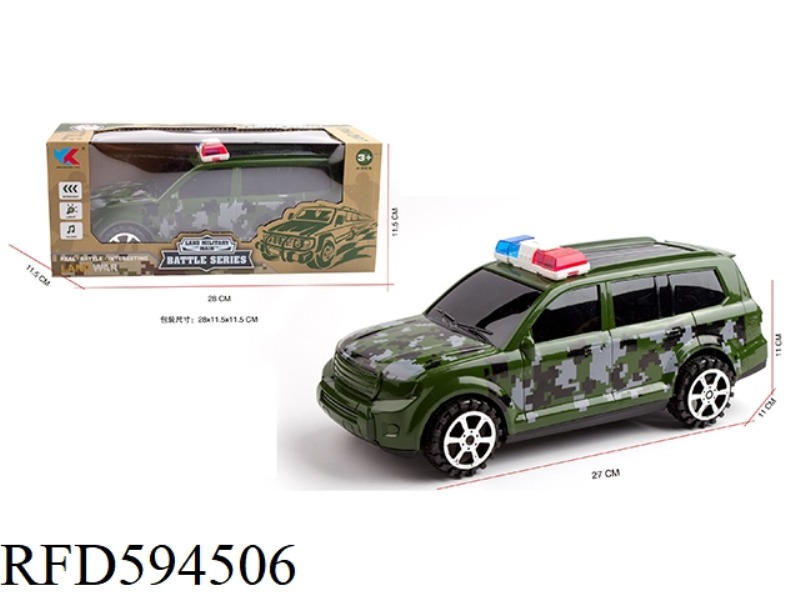 TOYOTA OVERBEARING 1:16 OFF-ROAD INERTIAL MILITARY POLICE CAR
