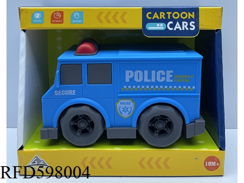 CARTOON POLICE CAR-INERTIA