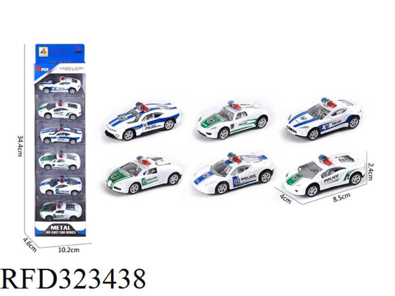 1:50 RECOVERY AND POLICE CAR MODEL