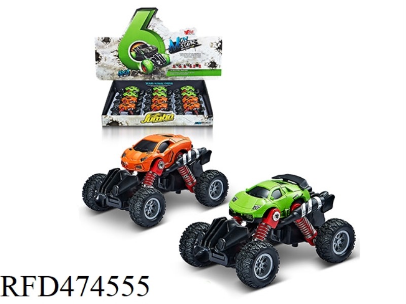 1: 70Q VERSION OF ALLOY PULL BACK WITH SPRING SHOCK ABSORBER SIMULATION CLIMBING BIG WHEEL (RAMBO SM