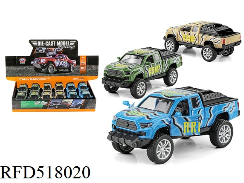 1:32 ALLOY CAR RETURN FORCE TO OPEN DOORS (12 / DISPLAY BOXES)