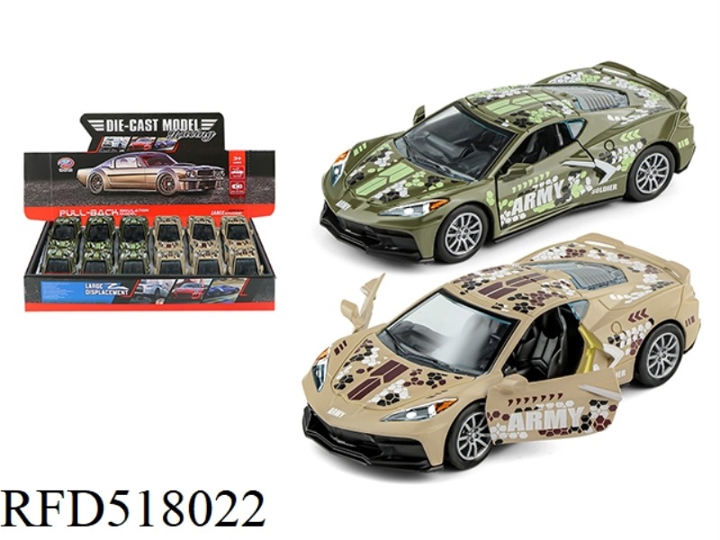 1:32 ALLOY CAR RETURN FORCE TO OPEN DOORS (12 / DISPLAY BOXES)