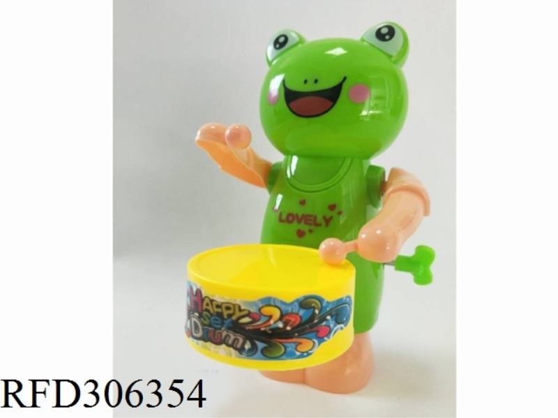 WIND UP ROCK BEAT A DRUM FROG
