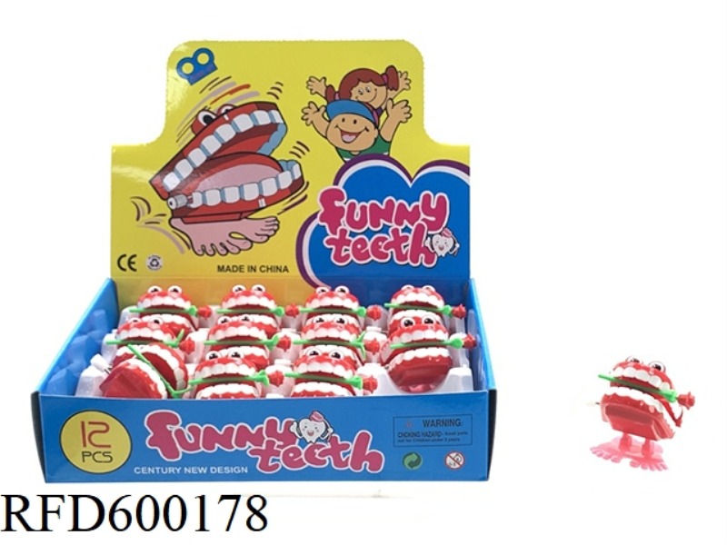 VALENTINE'S DAY TOY CHAIN ROSE JUMP TEETH 12PCS
