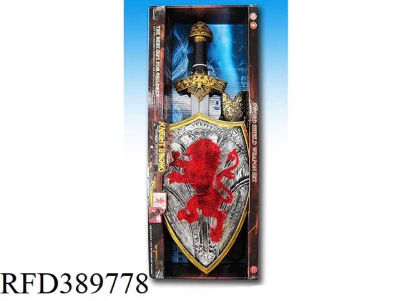 SAMURAI SWORD AND SHIELD IC WITH SWORD SOUND SHIELD WITH LIGHT