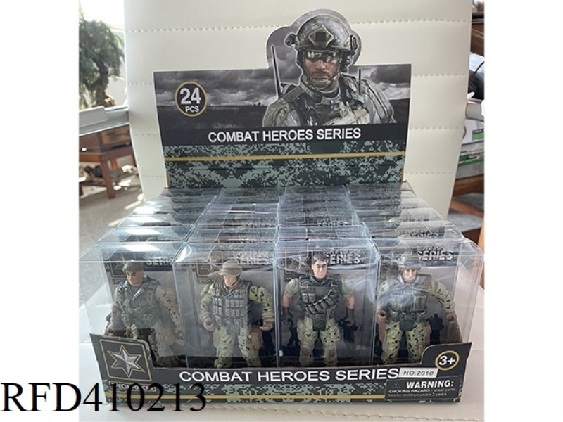 MILITARY CAMOUFLAGE SERIES 4 MIXED 24PCS