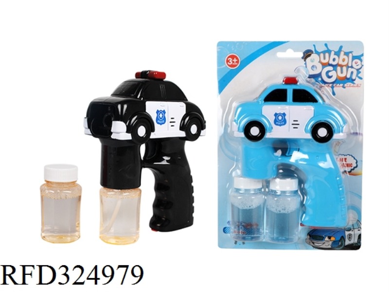 50ML POLICE CAR ELECTRIC BUBBLE GUN WITH LIGHTS, MUSIC