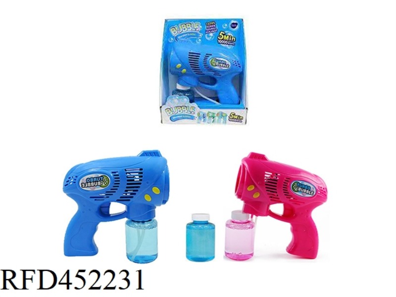 FIVE-HOLE BUBBLE GUN WITH A BOTTLE OF 150ML WATER