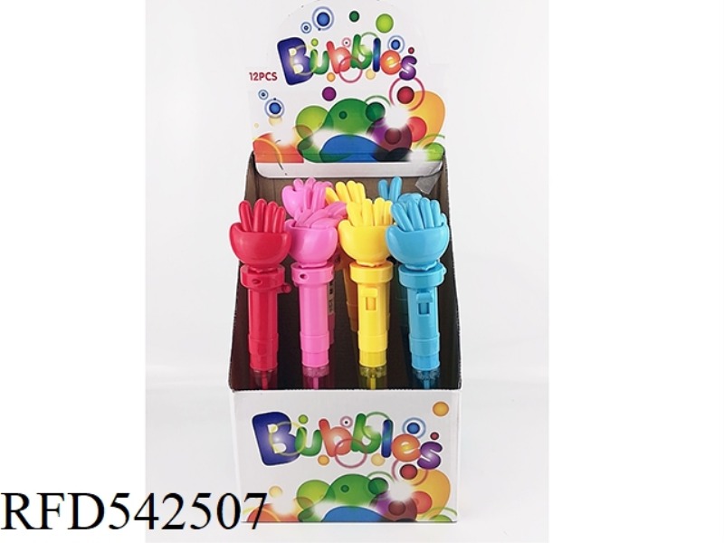 GUESSING LUCKY HAND BUBBLE WAND 16PCS