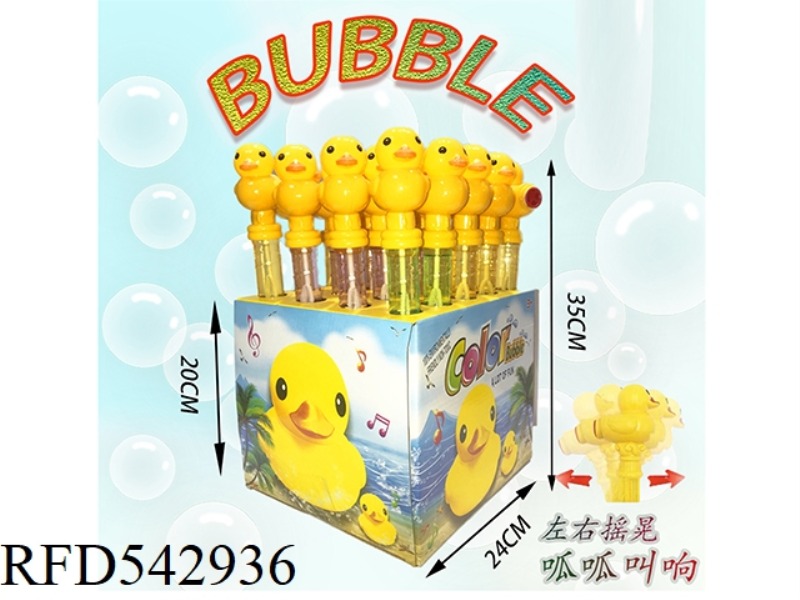 DUCK BUBBLE WAND WITH SOUND (20 PCS)