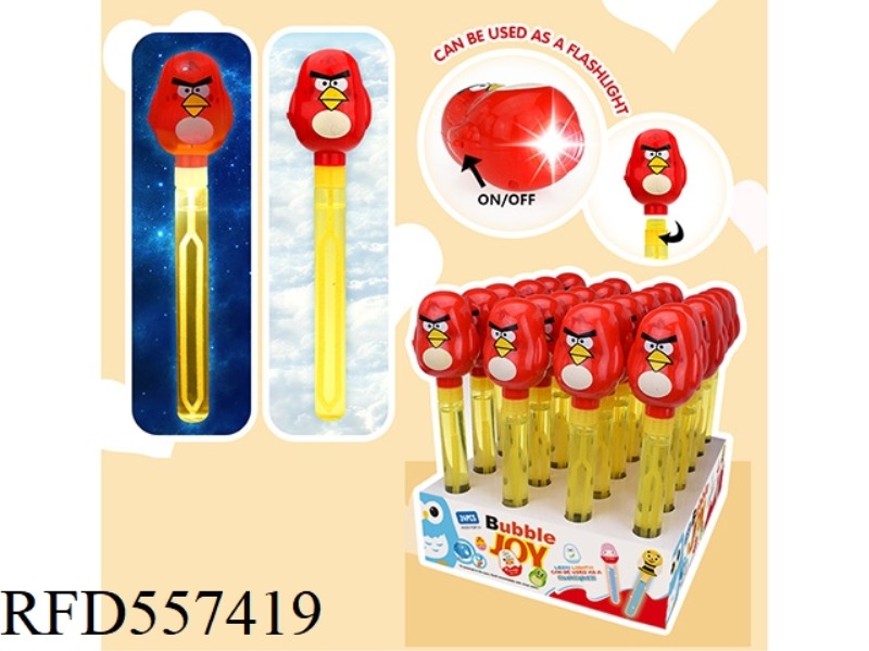27.5CM ANGRY BIRDS BIG RED BUBBLE WAND 24PCS