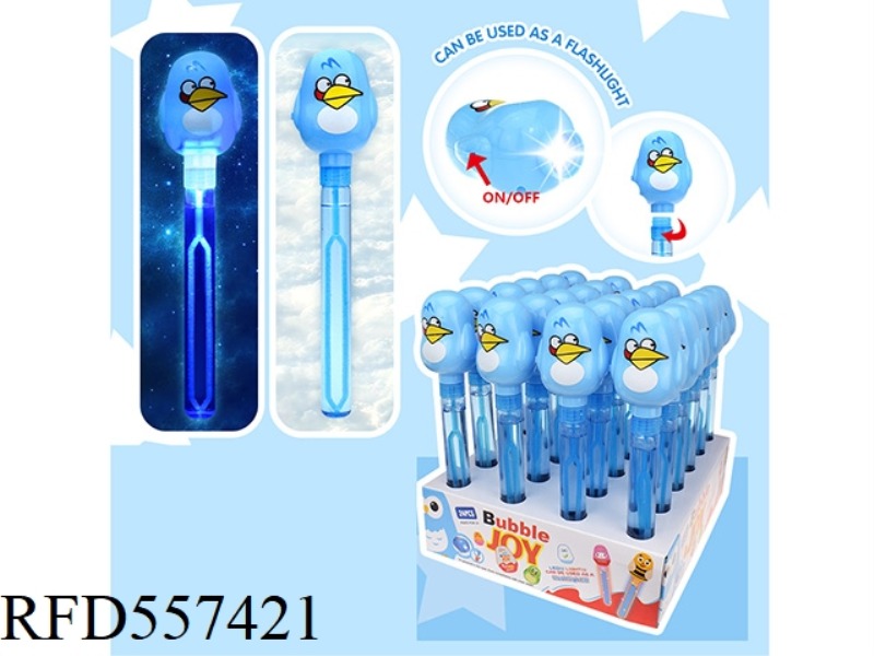 27.5CM ANGRY BIRDS SMALL BLUE BUBBLE WAND 24PCS