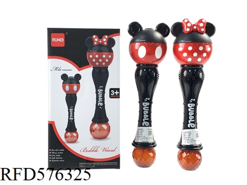 ELECTRIC MICKEY CARTOON BUBBLE WAND LIGHT MUSIC PATENT PRODUCTS