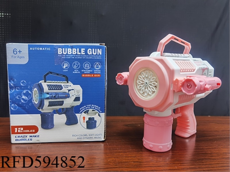 12-HOLE FULLY AUTOMATIC IMPACT GUN CONSECUTIVE MODEL WITH DUAL FLASHLIGHT +1 BOTTLE OF 90ML WATER