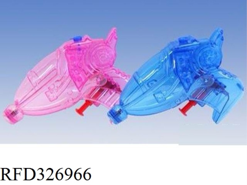 SMALL WATER GUN TRANSPARENT (TWO-COLOR MIXED)