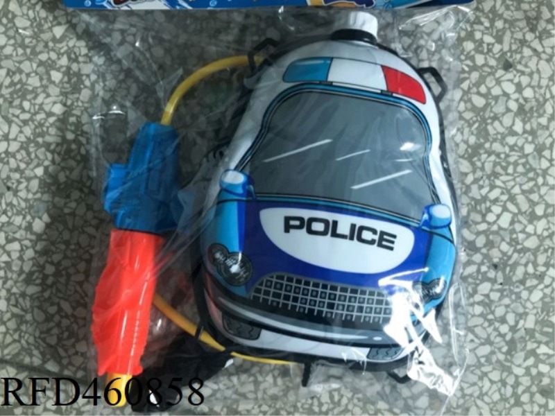 POLICE CAR BACKPACK WATER GUN