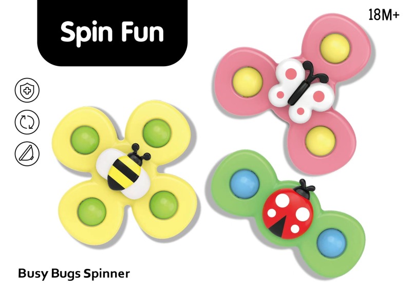 3 COLORS INSECT SPINNER