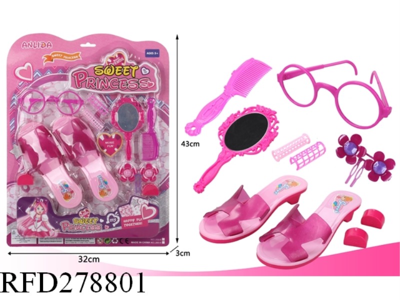 COSMETIC SET WITH SHOES