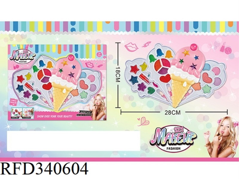 CHILDREN'S 4-LAYER MAKEUP SET (ICE CREAM APPEARANCE)