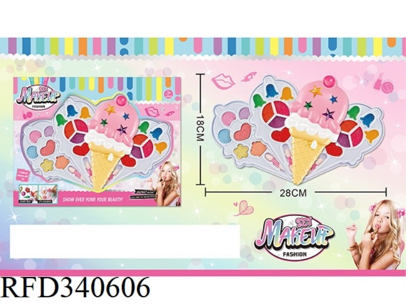 CHILDREN'S 4-LAYER MAKEUP SET (ICE CREAM APPEARANCE)