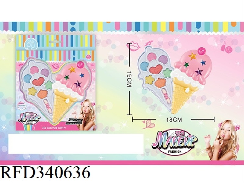 CHILDREN'S 2-LAYER MAKEUP SET (ICE CREAM APPEARANCE)