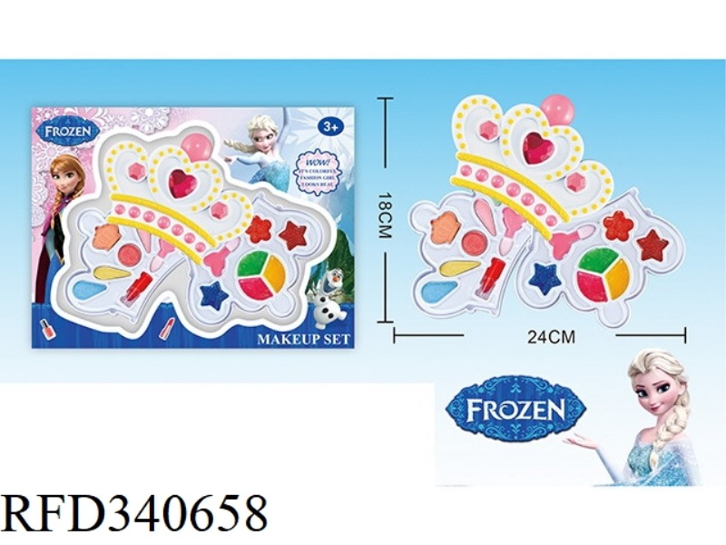 ICE AND SNOW CHILDREN'S 3-LAYER MAKEUP SET (CROWN SHAPE)